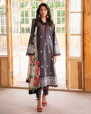 Afrozeh Printkari Unstitched Embroidered Lawn 3Pc Suit AL-23-V4-10 Twilight