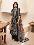 Afrozeh Cascade Embroidered Luxury Lawn Unstitched 3Pc Suit - Mila