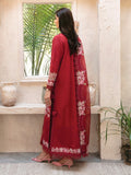 Afrozeh Cascade Embroidered Luxury Lawn Unstitched 3Pc Suit - Emery