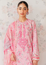 Afrozeh The Floral Charm Embroidered Lawn Unstitched 3Pc Suit AL-24-V1-04
