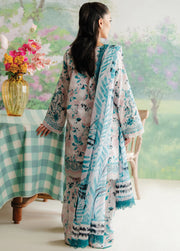 Afrozeh The Floral Charm Embroidered Lawn Unstitched 3Pc Suit AL-24-V1-05