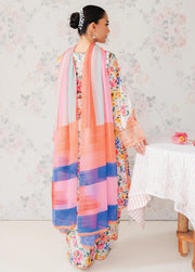 Afrozeh The Floral Charm Embroidered Lawn Unstitched 3Pc Suit AL-24-V1-06