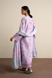 Ayzel The Bare Minimu Embroidered Lawn Unstitched 3Pc Suit AL-25-V8-01 MOONFLOWER