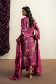 Ayzel The Bare Minimu Embroidered Lawn Unstitched 3Pc Suit AL-25-V8-03 DEWPETAL