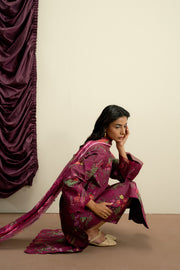 Ayzel The Bare Minimu Embroidered Lawn Unstitched 3Pc Suit AL-25-V8-03 DEWPETAL