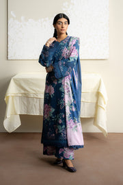 Ayzel The Bare Minimu Embroidered Lawn Unstitched 3Pc Suit AL-25-V8-04 LUSHPETAL