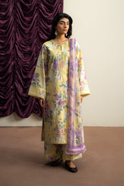 Ayzel The Bare Minimu Embroidered Lawn Unstitched 3Pc Suit AL-25-V8-05 SKYLAR