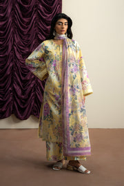 Ayzel The Bare Minimu Embroidered Lawn Unstitched 3Pc Suit AL-25-V8-05 SKYLAR