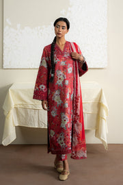 Ayzel The Bare Minimu Embroidered Lawn Unstitched 3Pc Suit AL-25-V8-07 HONEYROSE