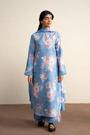 Ayzel The Bare Minimu Embroidered Lawn Unstitched 3Pc Suit AL-25-V8-09 MISTELLE