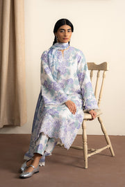 Ayzel The Bare Minimu Embroidered Lawn Unstitched 3Pc Suit AL-25-V8-11 BLOOMSWAY