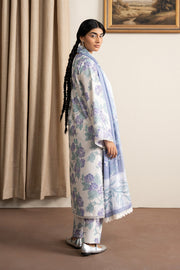 Ayzel The Bare Minimu Embroidered Lawn Unstitched 3Pc Suit AL-25-V8-11 BLOOMSWAY