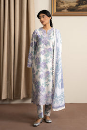 Ayzel The Bare Minimu Embroidered Lawn Unstitched 3Pc Suit AL-25-V8-11 BLOOMSWAY