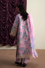 Ayzel The Bare Minimu Embroidered Lawn Unstitched 3Pc Suit AL-25-V8-12 SKYFLORA