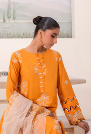 Arzu by Humdum Embroidered Luxury Lawn Unstitched 3Pc Suit AL-02