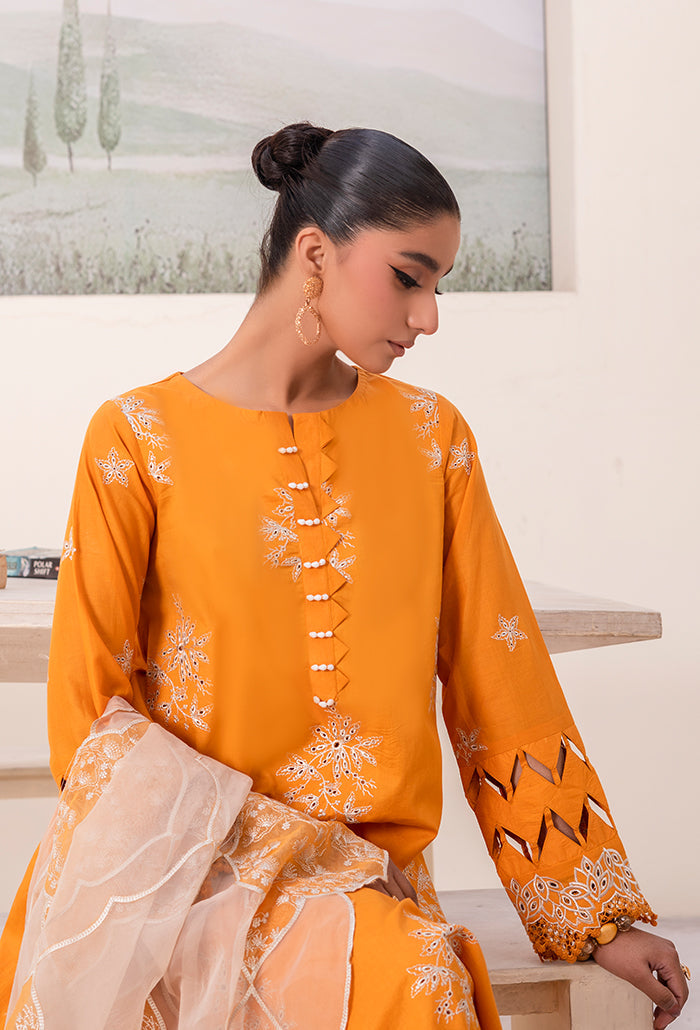 Arzu by Humdum Embroidered Luxury Lawn Unstitched 3Pc Suit AL-02