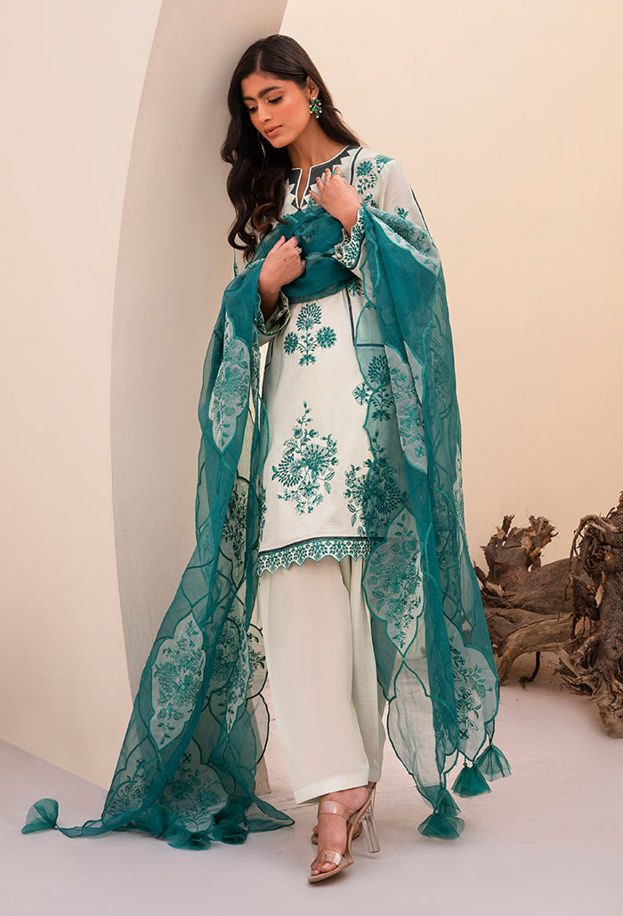 Arzu by Humdum Embroidered Luxury Lawn Unstitched 3Pc Suit AL-03