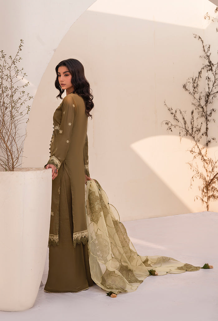 Arzu by Humdum Embroidered Luxury Lawn Unstitched 3Pc Suit AL-04