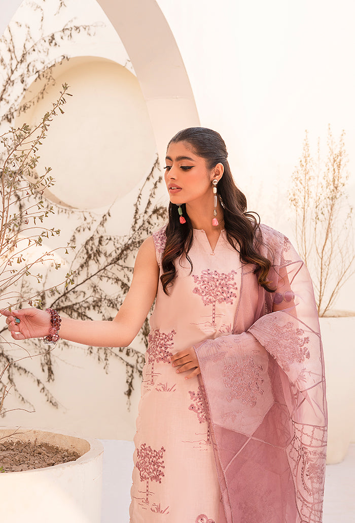 Arzu by Humdum Embroidered Luxury Lawn Unstitched 3Pc Suit AL-06