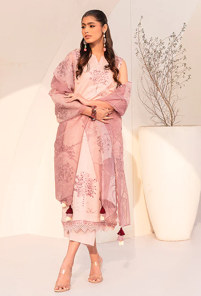 Arzu by Humdum Embroidered Luxury Lawn Unstitched 3Pc Suit AL-06