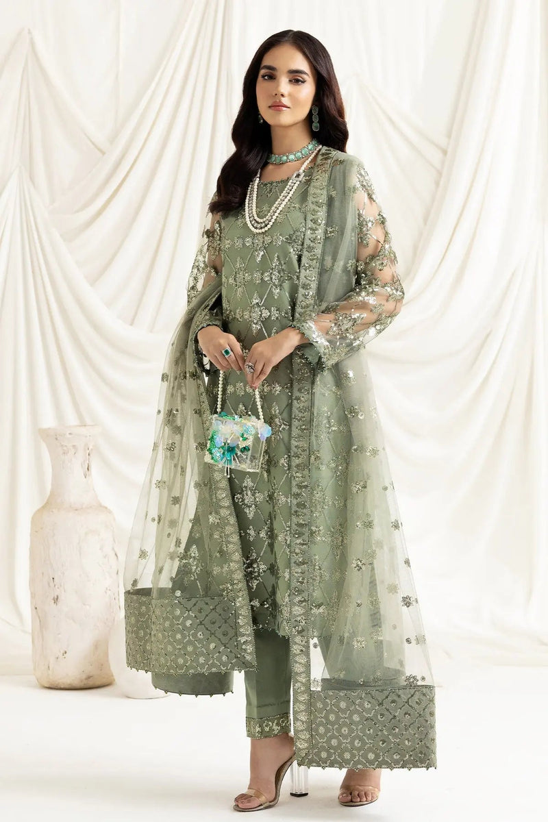 AF-DUA-3016-Alara Pistachio Embroidered Chiffon