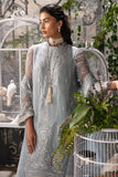 Afrozeh La Fuchsia Embroidered Chiffon Unstitched 3Pc Suit ALF-01 Coraline