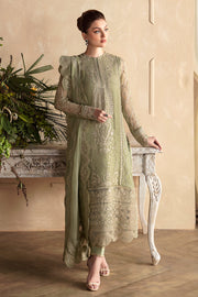 Afrozeh La Fuchsia Embroidered Chiffon Unstitched 3Pc Suit ALF-06 Cassia
