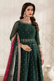 Zarif Bayaan Embroidered Luxury Chiffon Unstitched 3Pc Suit - ALVA