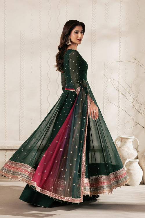 Zarif Bayaan Embroidered Luxury Chiffon Unstitched 3Pc Suit - ALVA