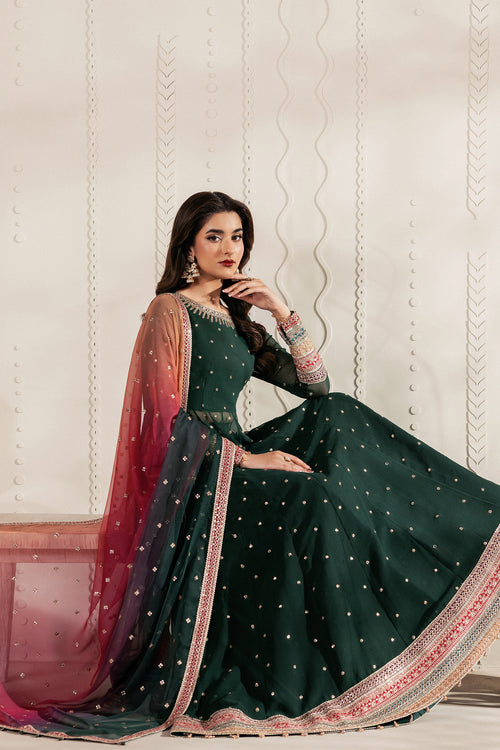 Zarif Bayaan Embroidered Luxury Chiffon Unstitched 3Pc Suit - ALVA