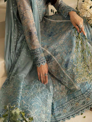 Nureh Amaya Embroidered Luxury Chiffon Unstitched 3Pc Suit AM-01