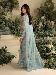 Nureh Amaya Embroidered Luxury Chiffon Unstitched 3Pc Suit AM-01