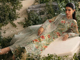 Nureh Amaya Embroidered Luxury Chiffon Unstitched 3Pc Suit AM-02