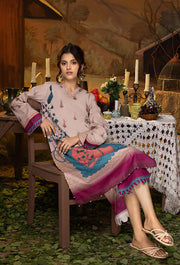 A La Mode by Humdum Unstitched Printed Lawn 2 Piece Suit AM-05