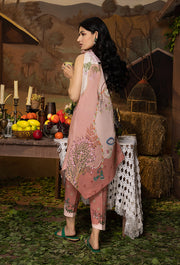 A La Mode by Humdum Unstitched Printed Lawn 2 Piece Suit AM-06