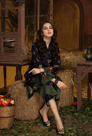 A La Mode by Humdum Unstitched Printed Lawn 2 Piece Suit AM-07