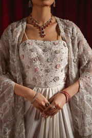 Zariya Siara Ready to Wear Pure Organza 1Pc Shirt ZB60174 AMAL