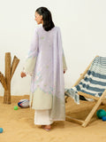 Zarposh Sundaze Embroidered Luxury Lawn Unstitched 3Pc Suit - AMALFI