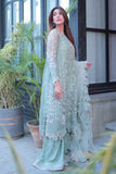 Saad Shaikh Fleurie Vol-02 Luxury Embroidered Organza Unstitched 3Pc Suit - Anya