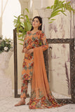 Feathers Premium Printed Lawn Unstitched 3Pc Suit ANEMONE-FT382