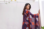 Feathers Premium Printed Lawn Unstitched 3Pc Suit ANGELINA-FT136