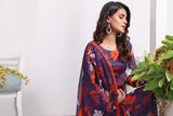 Feathers Premium Printed Lawn Unstitched 3Pc Suit ANGELINA-FT136