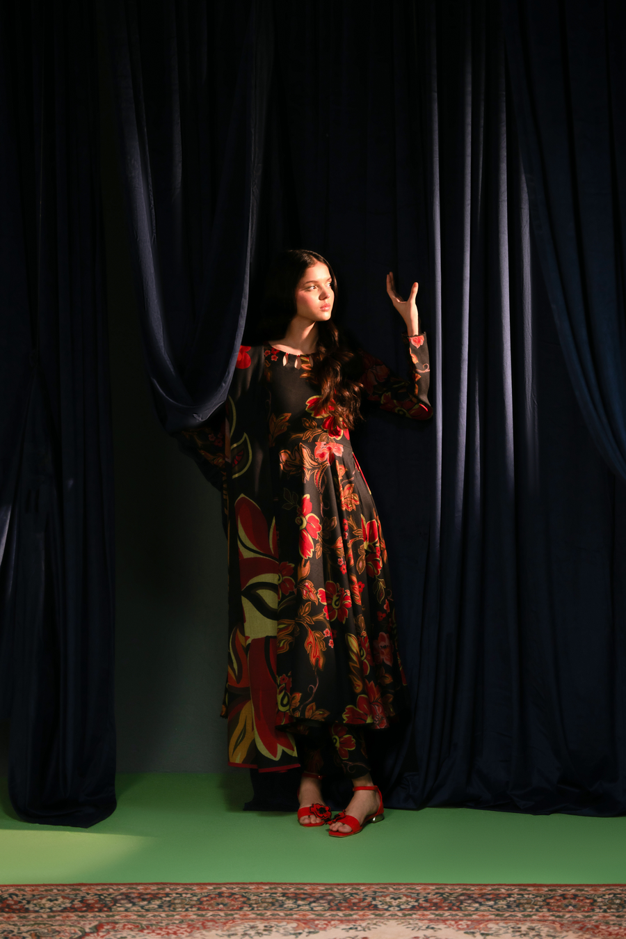 Feathers Digital Printed Dhanak Unstitched 3Pc Suit ANMOL-FT417
