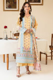 Faiza Faisal Serene Printed Lawn Unstitched 3Pc Suit - ANNE