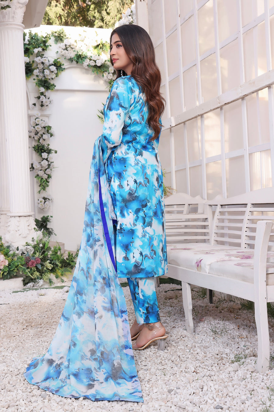 Feathers Premium Printed Lawn Unstitched 3Pc Suit ANNORA-FT194