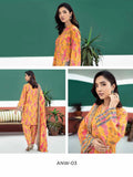 Charizma Aniq Unstitched Embroidered Khaddar 3 Piece Suit ANW-03