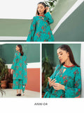 Charizma Aniq Unstitched Embroidered Khaddar 3 Piece Suit ANW-04