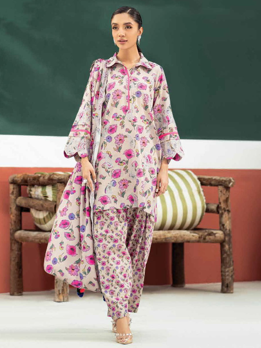 Charizma Aniq Unstitched Embroidered Khaddar 3 Piece Suit ANW-05