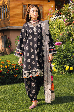 Aniq by Charizma Embroidered Staple Linen Unstitched 3Pc Suit ANW4-07