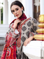 Charizma Aniq Embroidered Linen Unstitched 3Pc Suit ANW6-01